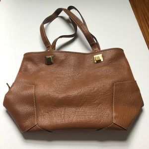 Salvatore Ferragamo Brown Leather Purse